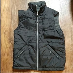 REVERSIBLE Quicksilver Snow Ski Vest Black Small